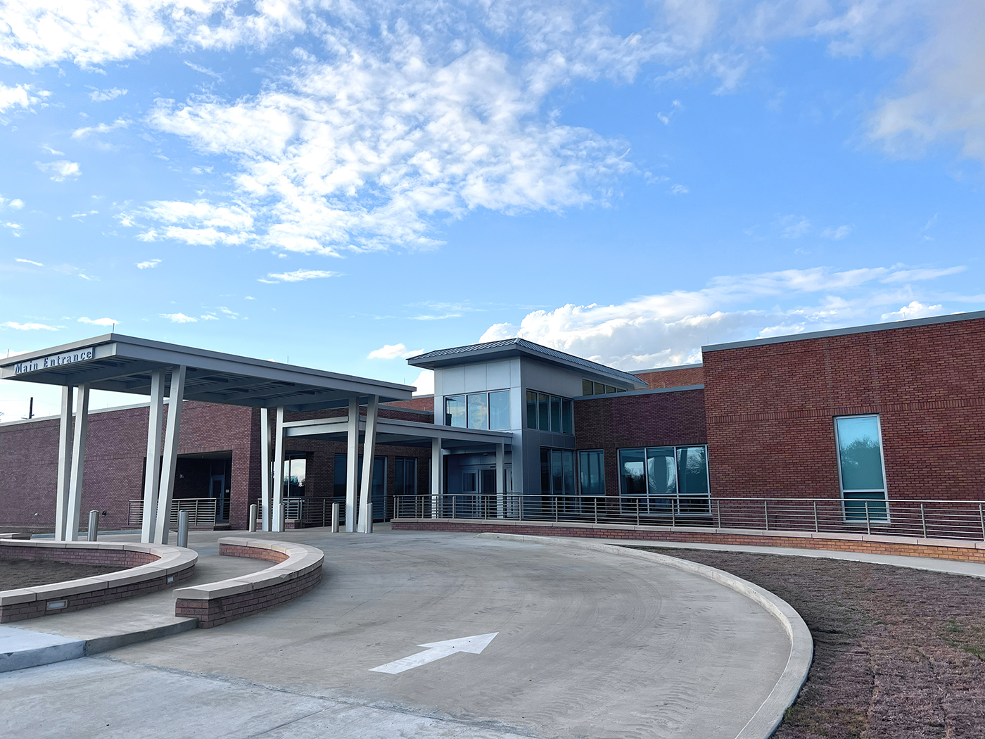 Main entrance of Permanent hospital
